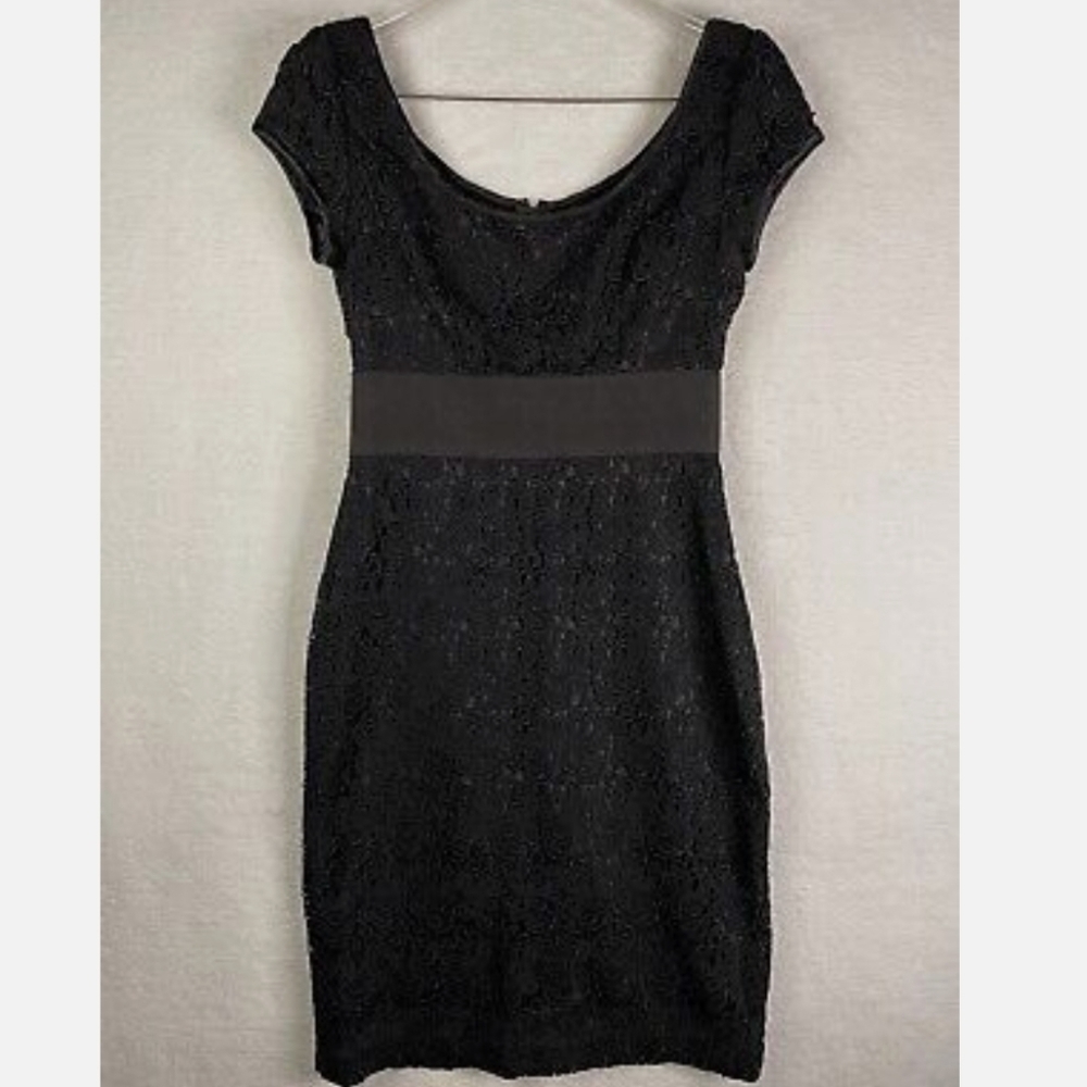 White House Black Market Black Dress Size 2
